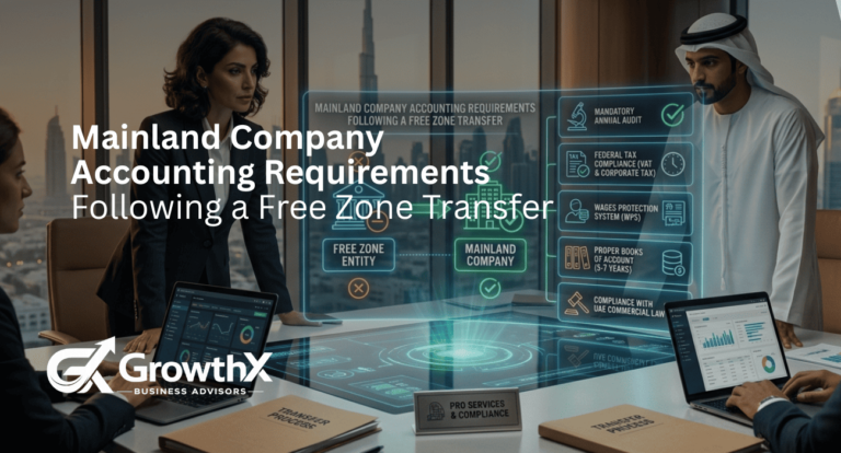 Mainland Company Accounting Requirements Following a Free Zone Transfer