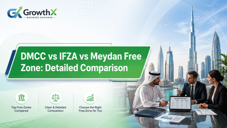 DMCC vs IFZA vs Meydan Free Zone: Detailed Comparison