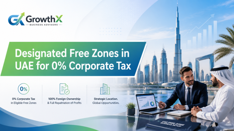 Designated Free Zones in UAE for 0% Corporate Tax