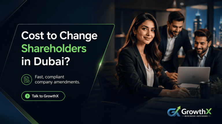How Much Does It Cost to Change Shareholders in a Dubai Company