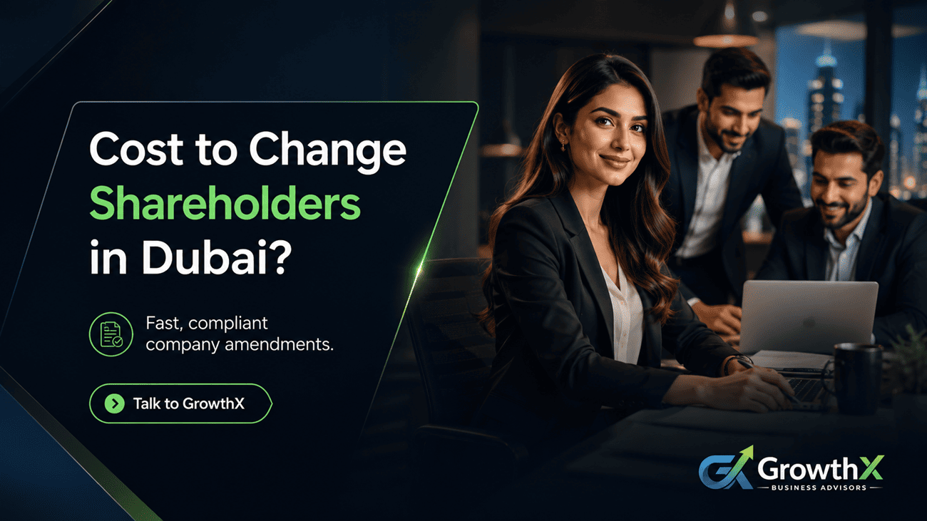 How Much Does It Cost to Change Shareholders in a Dubai Company
