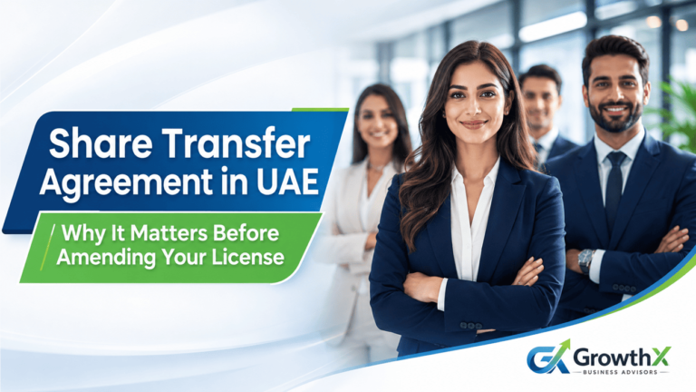 Share Transfer Agreement in UAE: Why It Matters Before Amending Your License
