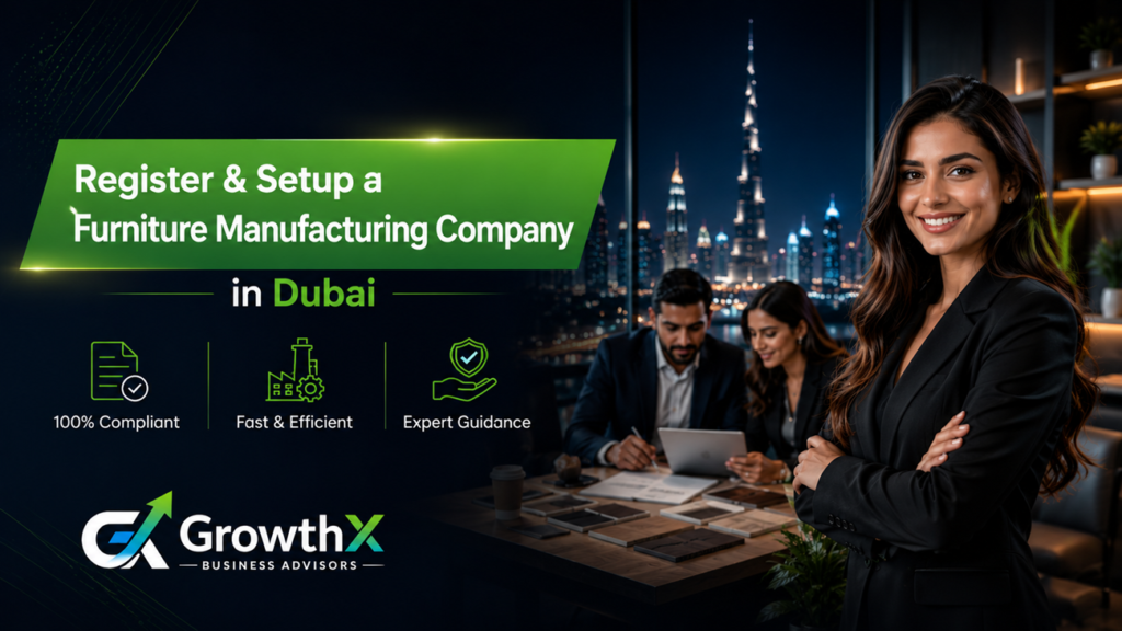 Register & Setup a Furniture Manufacturing Company in Dubai