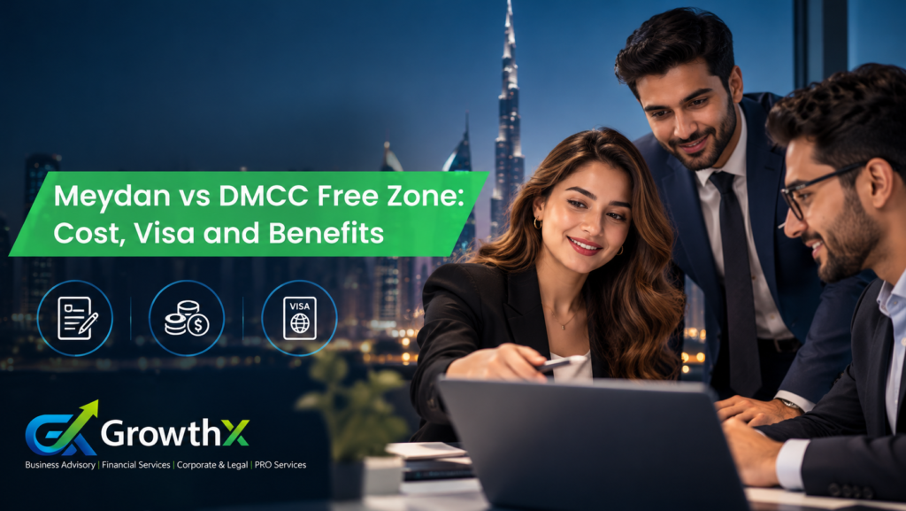 Meydan vs DMCC Free Zone: Cost, Visa and Benefits Meydan vs DMCC Free Zone: Cost, Visa and Benefits
